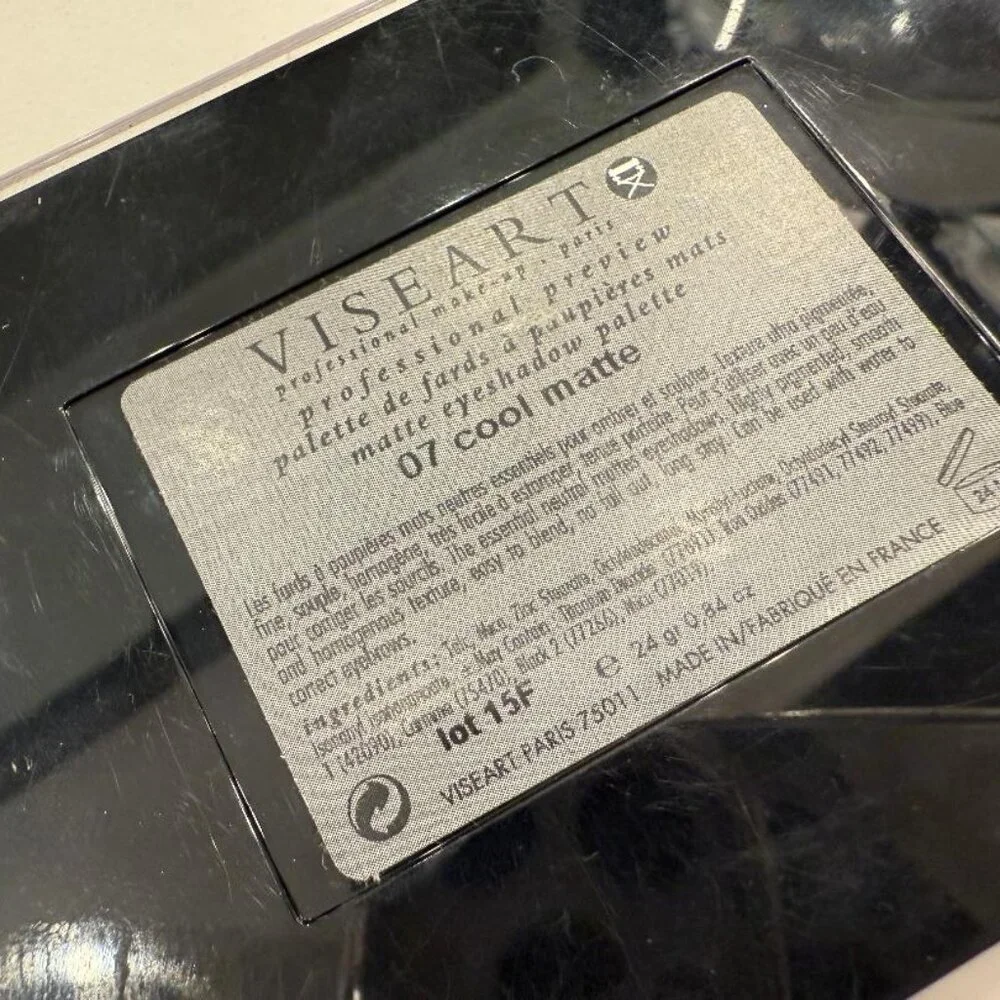 Viseart Cool Matte 07 Eye Shadow Palette
